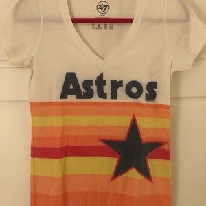 Houston Astros retro v-neck